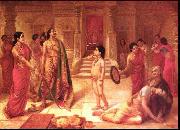 Raja Ravi Varma Mohini and Rugmangada to kill his own son Raja Ravi Varma Germany oil painting artist